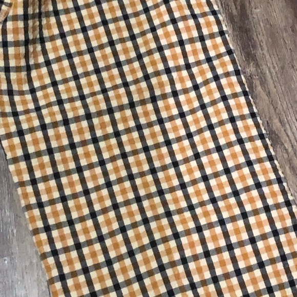 Maeve Pants Women's 2 Gingham Plaid High Rise Wide Leg Academia Trouser Spring - Picture 5 of 7